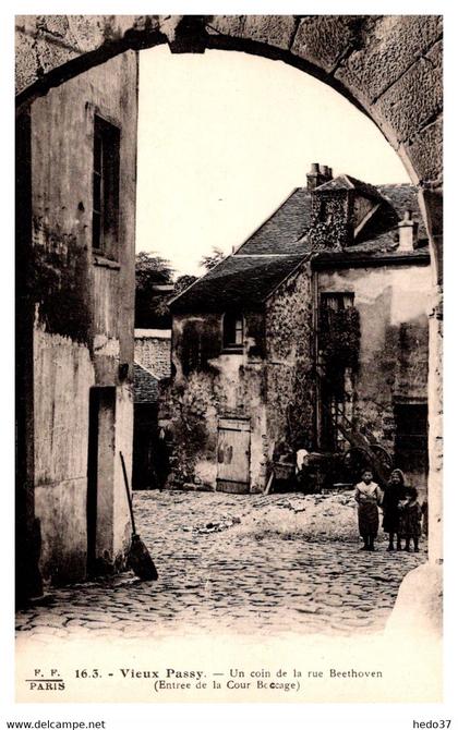 Paris - Vieux Passy - Rue Beethoven