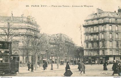 PARIS 17 arrondissement  places des Ternes Avenue de wagram