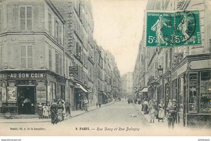 PARIS arrondissement 17  rue Davy et Balagny