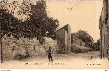 CPA Paris 18e - Rue des Saules (74265)