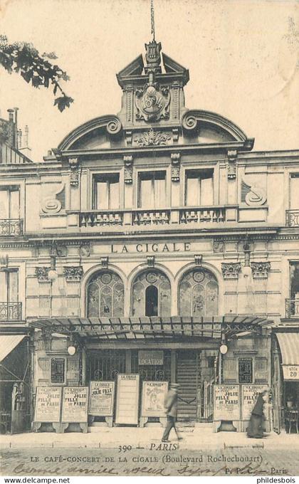 PARIS  18 arrondissement  Café Concert  LA CIGALE