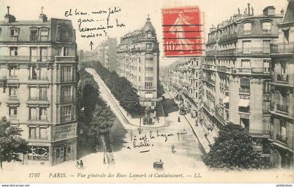 PARIS 18 arrondissement  rues Lamark et Caulaincourt