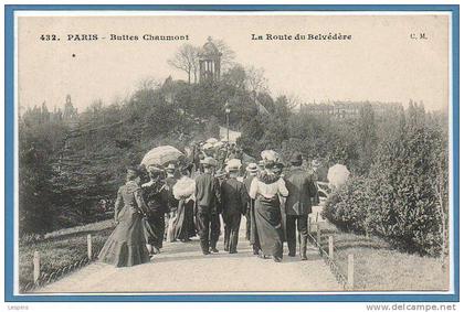 PARIS - 19 eme -- Buttes Chaumont ....