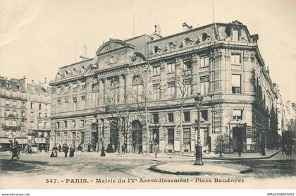 75 PARIS 04  AH#AL00653 MAIRIE DU IV ARRONDISSEMENT PLACE BAUDOYER