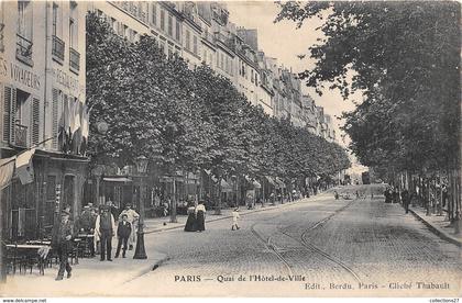 75004-PARIS-QUAI DE L'HÔTEL DE VILLE