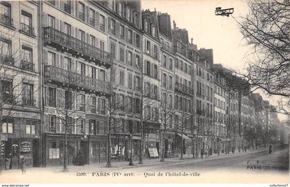 75004-PARIS-QUAI DE L'HÔTEL DE VILLE