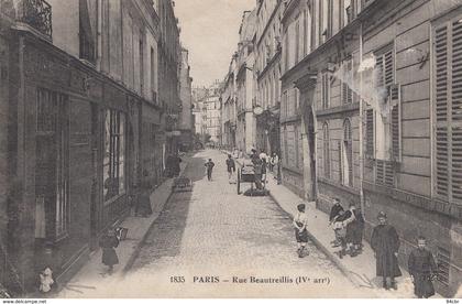 CPA (PARIS 4eme)   rue beautreillis  (defaut)