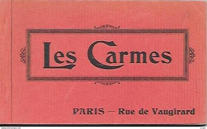 Carnet de 20 CP Paris Les Carmes