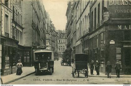 PARIS  6eme arrondissement   rue Saint sulpice