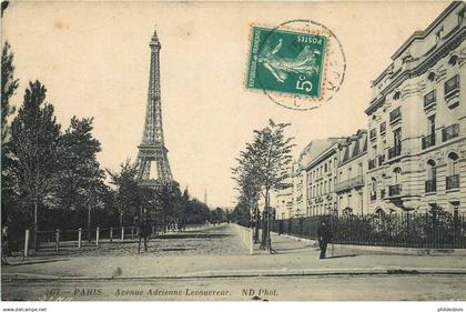 PARIS arrondissement 07   avenue adrienne Lecouvreur