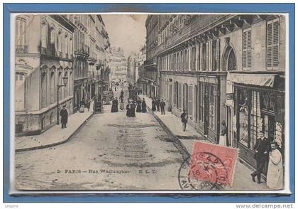 75 - PARIS - Arr. 08 -- Rue Washington - état pli