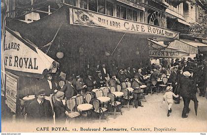 75 - Paris - 09 - Chassany - Cafe Royal - Boulevard Montmartre  (N5423)