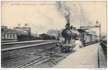 75-PARIS 14- GARE MONTPARNASSE - RAPIDE DE BORDEAUX