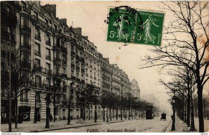 CPA Paris 14e Paris, Boulevard Raspail (310896)