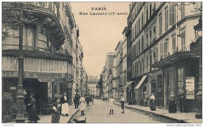 ( CPA 75 )  PARIS 17 ème  /  Rue Lacroix -