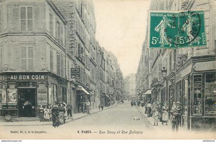 PARIS arrondissement 17  rue Davy et Balagny