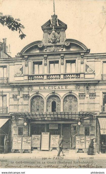 PARIS  18 arrondissement  Café Concert  LA CIGALE