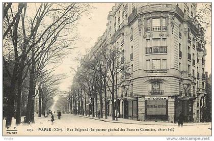 E-16 1159 : PARIS  RUE BELGRAND PARIS 20°