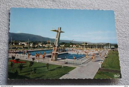 Cpm, Divonne les bains, la piscine, Ain 01