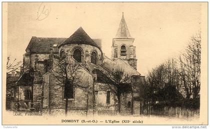 CPA 95 DOMONT L EGLISE