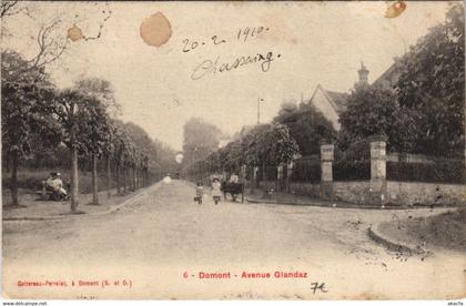 CPA DOMONT Avenue Glandaz (806951)