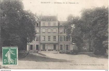 CPA Domont Château de la Prieuré