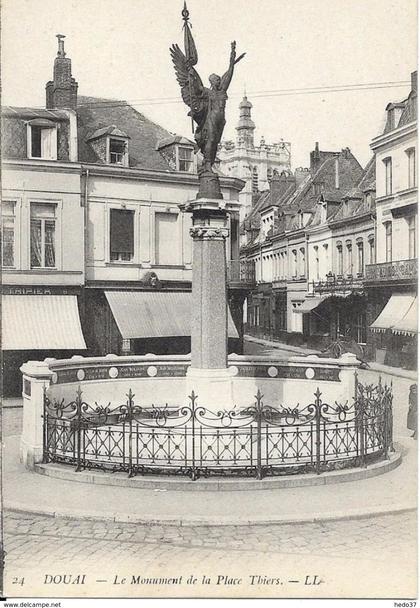 Douai - Monument de la Place Thiers