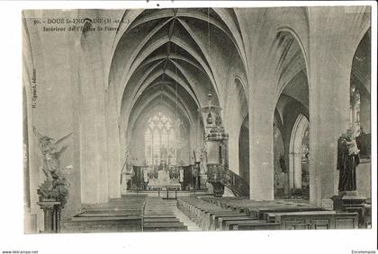 CPA Carte Postale France-Doue la Fontaine- Intérieur de l'église Saint Pierre  VM27825m