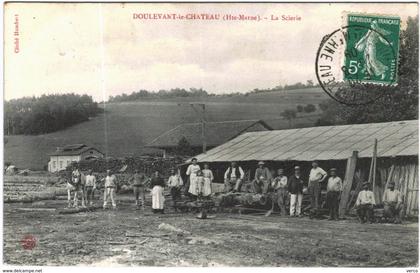 Carte Postale Ancienne de DOULEVANT LE CHATEAU-La Scierie