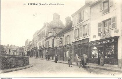 CPA Dourdan Rue de Chartres