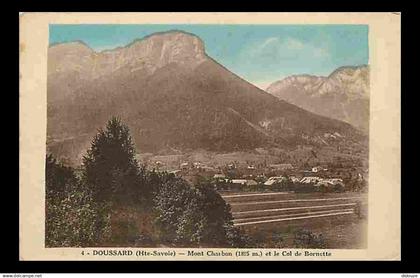 74 - Doussard - Mont Charbon (1895 m) et le Col de Bornette - CPA - Voir Scans Recto-Verso