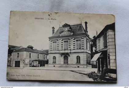 Cpa 1911 Draveil, la mairie, Essonne 91