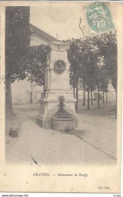 CPA Draveil Monument de Rouffy