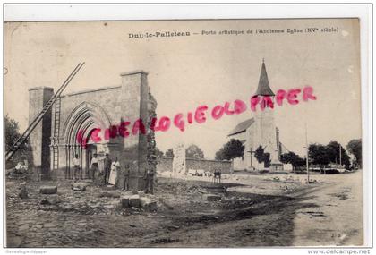 23 - DUN LE PALESTEL - DUN LE PALLETEAU - PORTE ARTISTIQUE DE L' ANCIENNE EGLISE