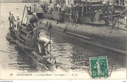 CPA Dunkerque Le sous-marin Le Ludion