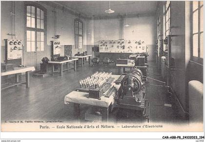 CAR-ABBP8-75-0792 - PARIS - école nationale d'arts et métiers - laboratoire d'électricité