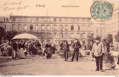 ELBEUF MARCHE LECALLIER (CARTE GLACEE)