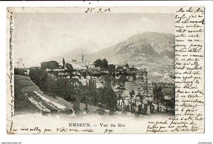 CPA-Carte Postale-FRANCE-Embrun-Vue du Roc -1903-VM14352