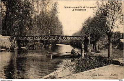 CPA EPINAY-sous-SENART La Passerelle (1355217)