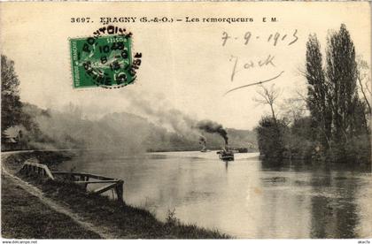 CPA Eragny Les remorqueurs FRANCE (1309585)