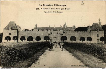 CPA AK ERQUY - Chateau de Bien-Assis - pres ERQUY (381668)