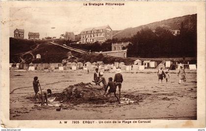 CPA ERQUY - Un coin de la Plage de Caroul (103986)