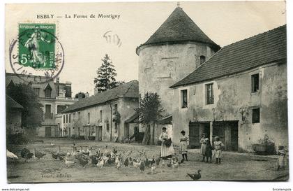 CPA - Carte Postale - France - Esbly - La Ferme de Montigny - 1907 (I10447)