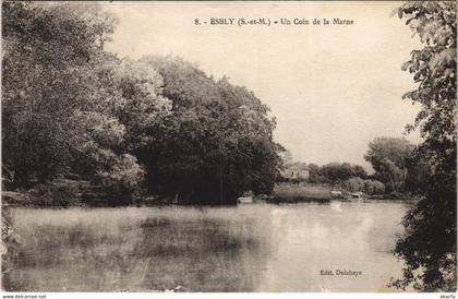 CPA ESBLY - Un Coin de la MARNE (120410)