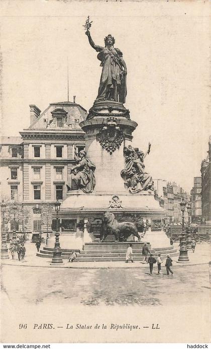 PARIS : LA STATUE DE LA REPUBLIQUE