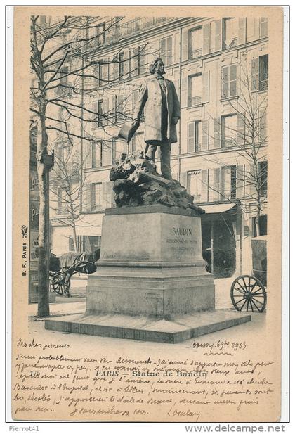 PARIS - Statue de BANDIN