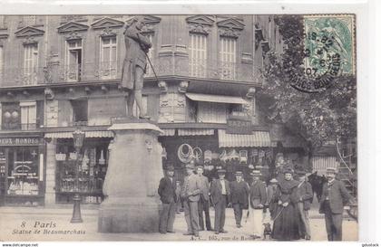 Paris - Statue de Beaumarchais