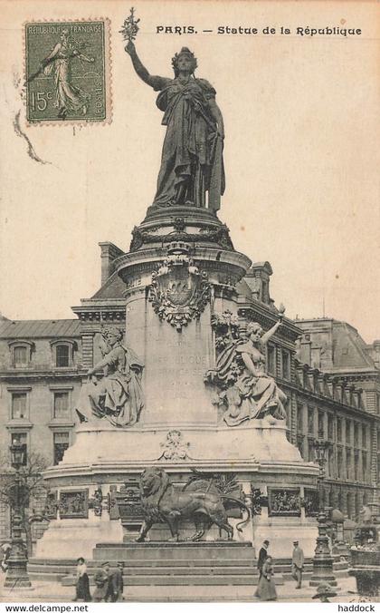 PARIS : STATUE DE LA REPUBLIQUE