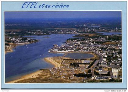 Etel  CPM...DE ETEL...LA RIVIERE ET LA VILLE...