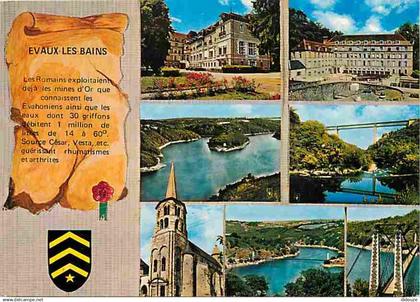 23 - Evaux les Bains - Multivues - Blasons - CPM - Voir Scans Recto-Verso